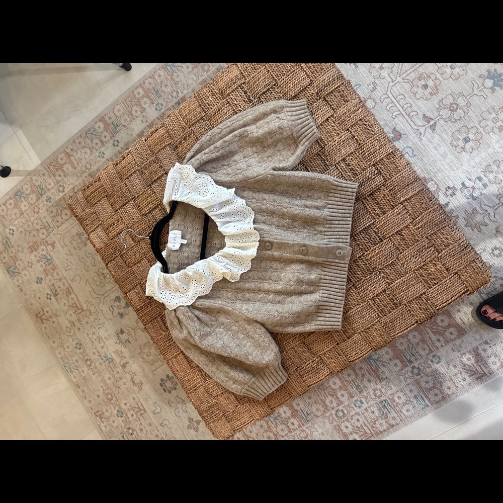 Mable light brown or khaki sweater. Size small